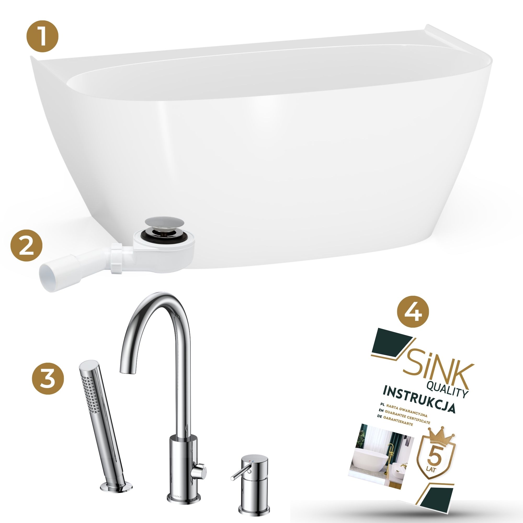 Zestaw: Wanna ELA 150 + bateria wannowa